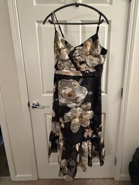 Marchesa Notte Midi Cocktail Dress